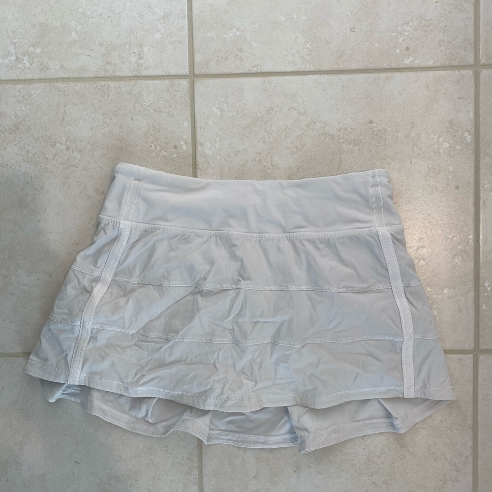 White lululemon tennis skirt